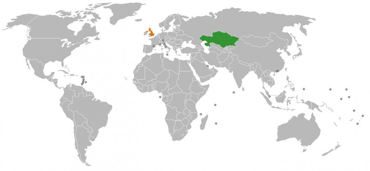 Το καζακστάν θέση στον παγκόσμιο χάρτη